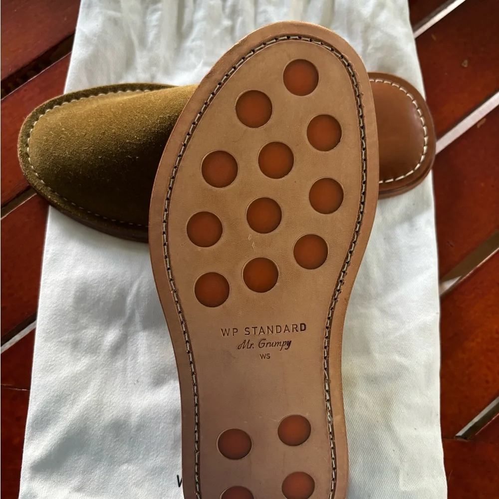 Mr. Grumpy Leather Slippers - Picture 5 of 5